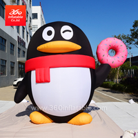 Chinese Inflatable Manufacturer Factory Price Inflatable Penguin Cartoon Mascot Penguins Custom