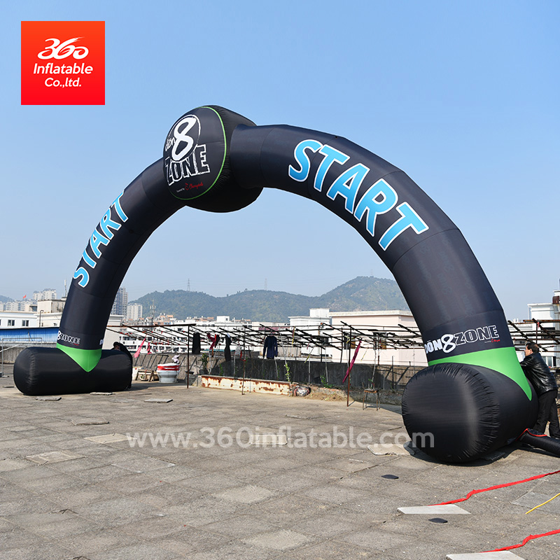 Start and Finish Advertising Inflatable Arch Custom 