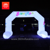 Kids Park Cute Inflatable Led Arch With Foot Custom