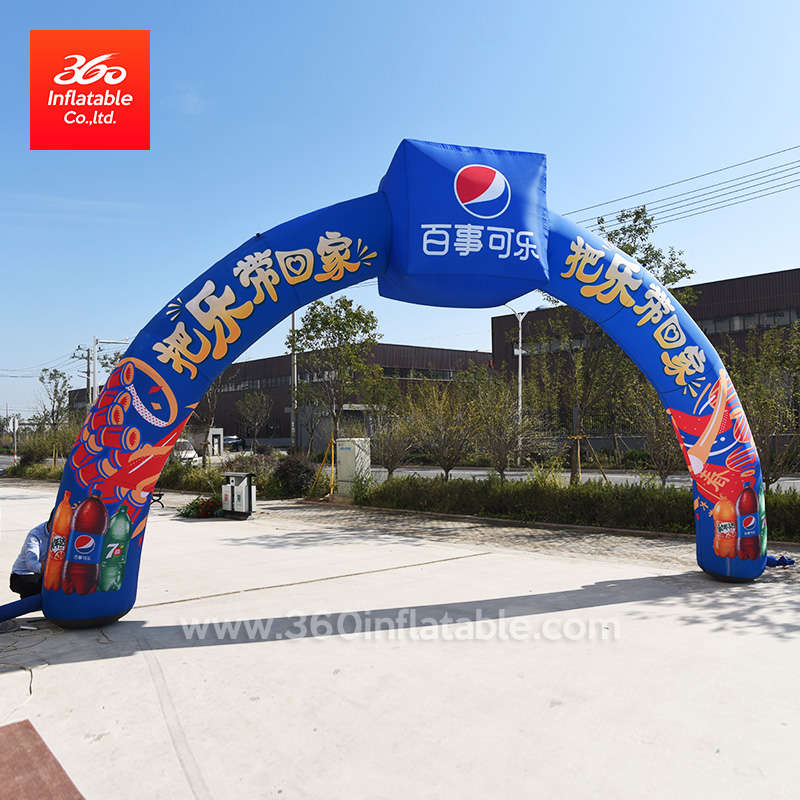 Pepsi Cola Inflatable Arch Advertising Custom