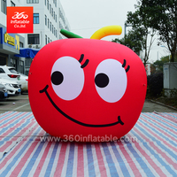 Custom Smiling Face Advertising Balloon Ball Cartoon Inflatables Apples