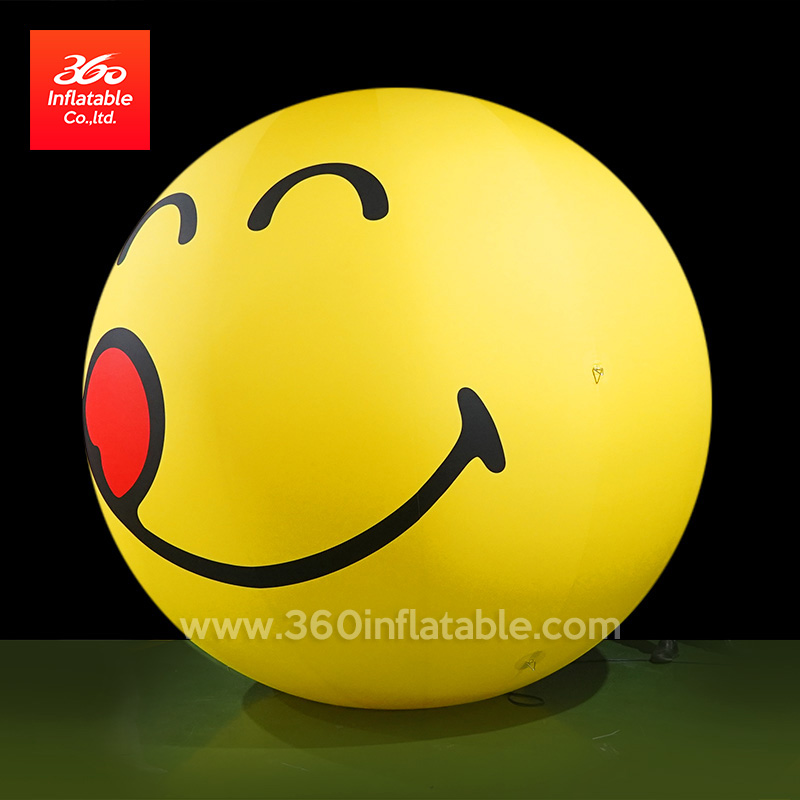 Custom Inflatable Smiling Face Balloon Ball Customized Inflatables 