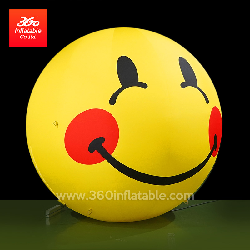 Smiling Face Inflatables Balloon Ball Custom Inflatable Balloons