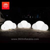 Customized Dimension Inflatable Cloud Cartoon Advertising Inflatables 