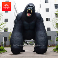 Gorilla Exhibition Inflatable Mascot Custom