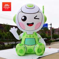 Hot selling LED giant decoration outdoor inflatable design cartoon mascot custom light Huge doll for advertising