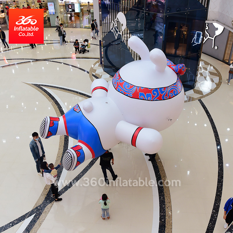 Custom Huge Inflatable Helium Balloon Rabbit Cartoon