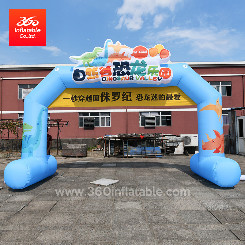 Kids Dinosaur Playground Park Arches Advertisement Advertising Inflatable Arch Custom