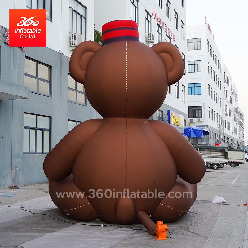 Custom Brown Bear Huge Inflatable Bear Statue Customized 