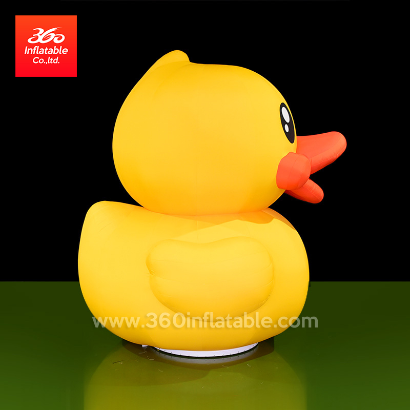 High Quality Factoty Price Custom Advertising Inflatables Huge Cartoons Inflatable Cartoon Yellow Duck Mascot