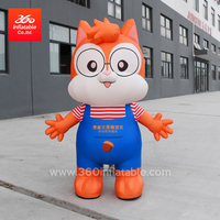 Festival Decoration Event Promotion Fox Cartoon Inflatable Suit Fox Costume Inflatables Custom