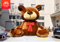High Quality Customized Dimensions Advertising Inflatables Huge Mascot Brown Bear Inflatable Cartoon Custom