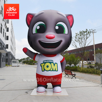 Customized Design Cartoon Characters Inflatable Animal Cute Cat Advertising Inflatable mascot