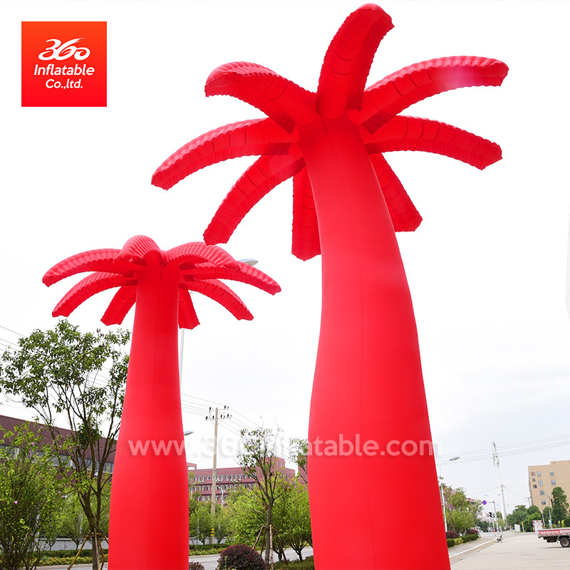 High Quality China 360 Inflatable Manufacturer Price Advertising Inflatable Sky Dancer Red Coconut Tree Air Dancers Custom