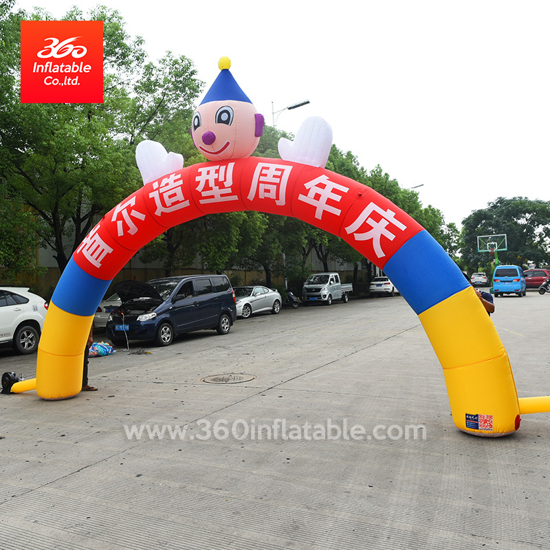 Inflatable Cartoon Boy Advertising Arch Custom