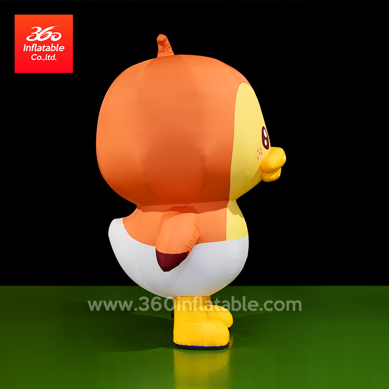 advertising moving Inflatable Cartoon Character Inflatable suit Celebrate Yellow duck Model inflatable animal Custom >=1 Pieces