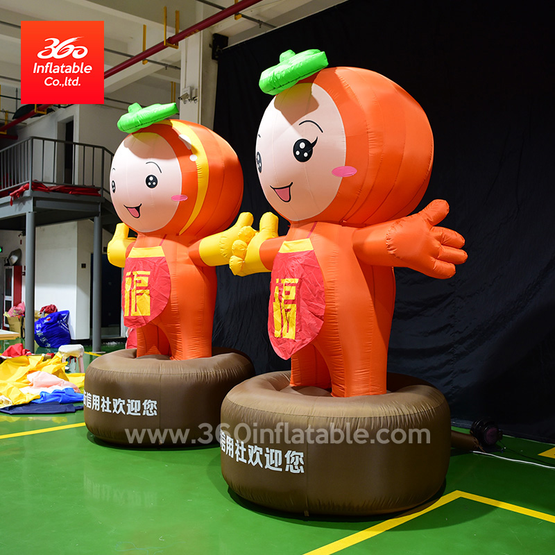 Factory Price High Quality Manufacturer Supply Inflatable Advertising Boy Cute Girl Cartoon Character Mascot Inflatables Custom