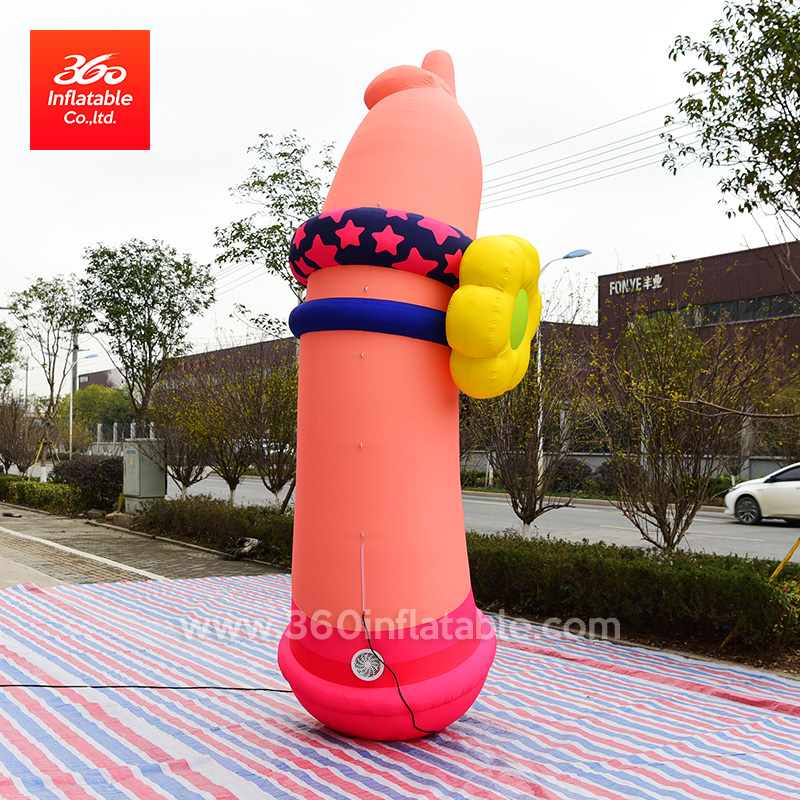 outdoor inflatable cartoon custom Art design products Arm with Bracelet for stage exhibition The human body art