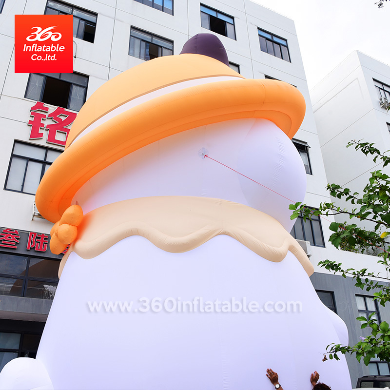 Huge Inflatables Snowman Cartoon Advertising Inflatable Custom