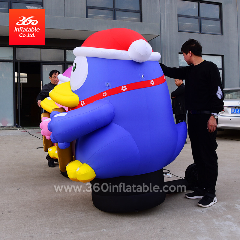 Advertising Inflatable Penguin Cartoon Inflatables Lamp Custom