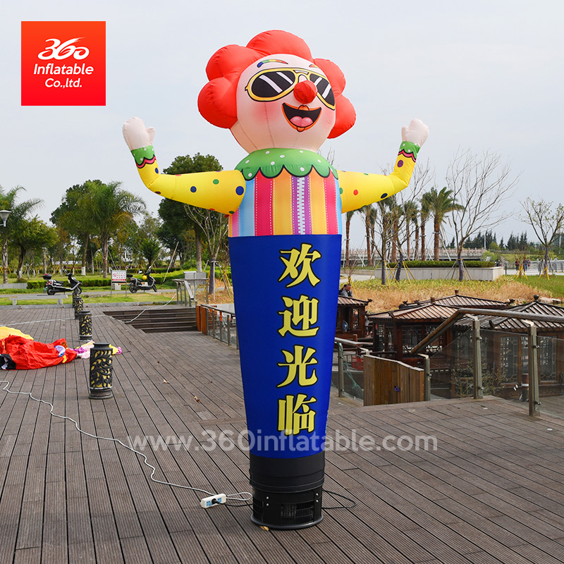 Advertising Inflatables Lamps Custom Logo High Quality Factory Price Clown Lamp Cartoon