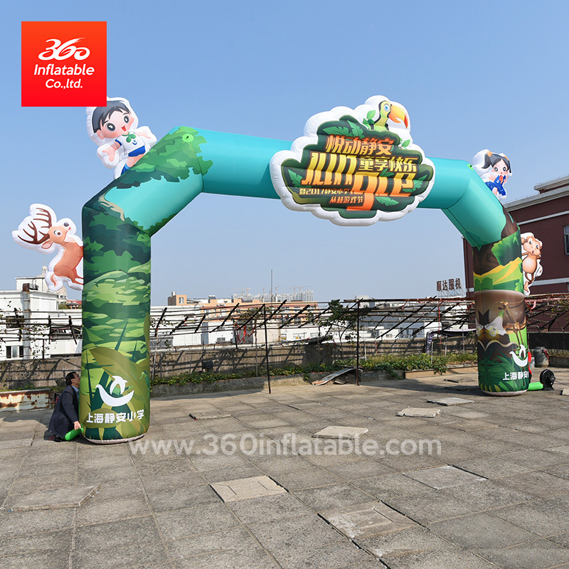 Primary School Advertising Inflatable Arch Custom
