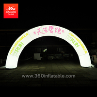 Running Race Led Arch Customized Inflatable Advertising Archway Arches
