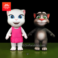 Custom Cat Costume Inflatable Advertising Cats Suit Inflatables 