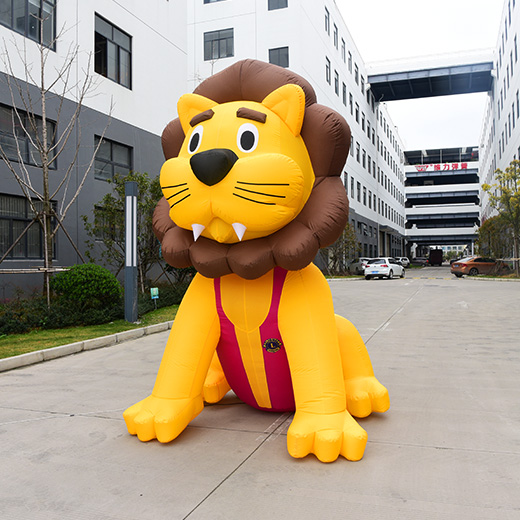 Factory Manufacturer Price High Quality Custom Inflatable Lion Cartoon Mascot
