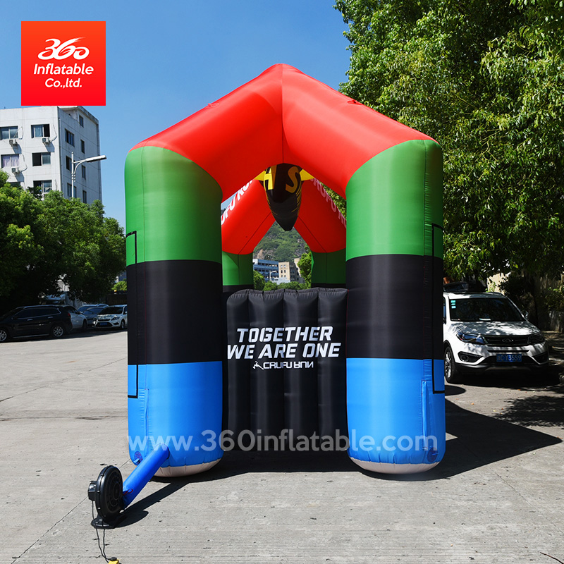 Four Legs Game Arches Advertising Custom Inflatable Racing Race Arch