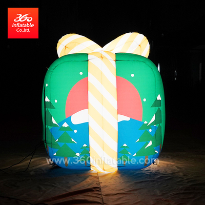 Inflatable Christmas Gift Box Cartoon Inflatables Custom