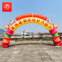 High Quality Custom Inflatable Arch Rainbow Colour Advertising Arches