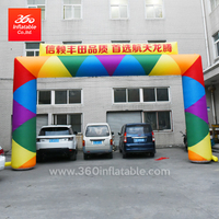 High Quality Custom Logo Auto Brand Toyota Inflatable Arch for Advertising 