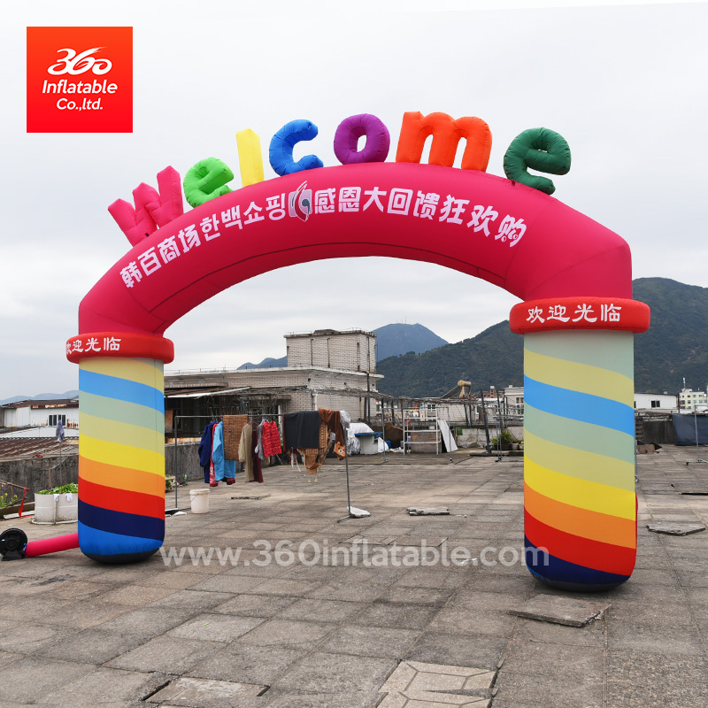 Shopping Mall Center Festival Promotion Advertising Arch Inflatable 