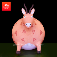 Inflatable Fat Animal Donkey Horse Deer Cartoon Inflatables Custom 