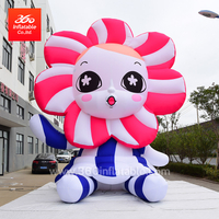 Factory Price High Quality Advertising Inflatables Mascot Custom Cartoons Inflatable Flower Cartoon Girl