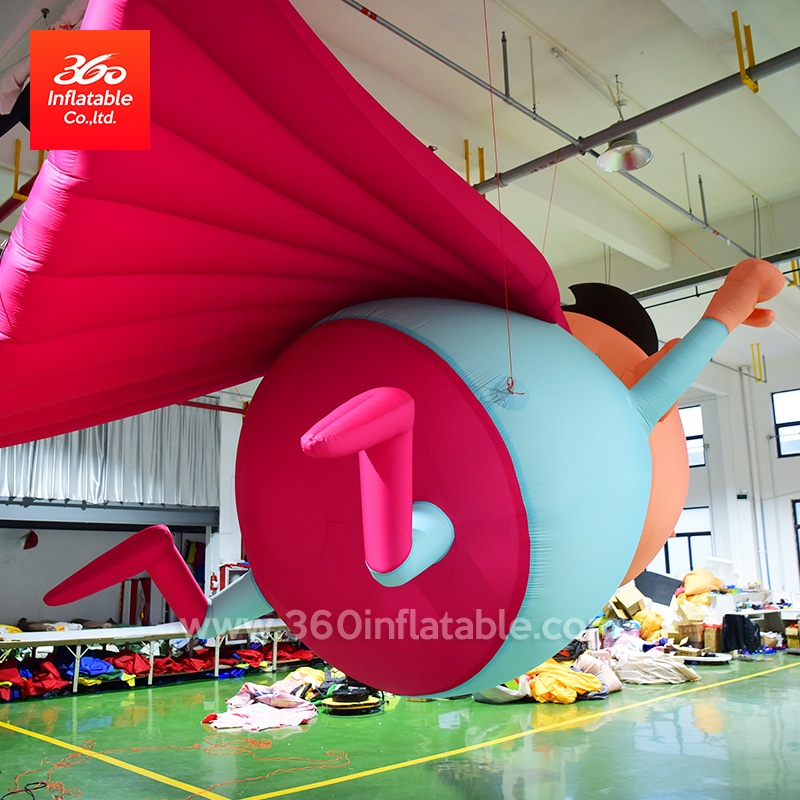 high giant inflatable cartoon super boy big inflatable customized design cute lovely super boy for exhibition decoration