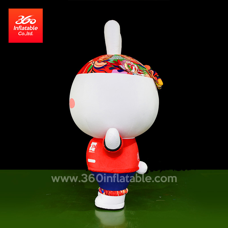 Custom Advertising Inflatables Rabbit Cartoon Mascot