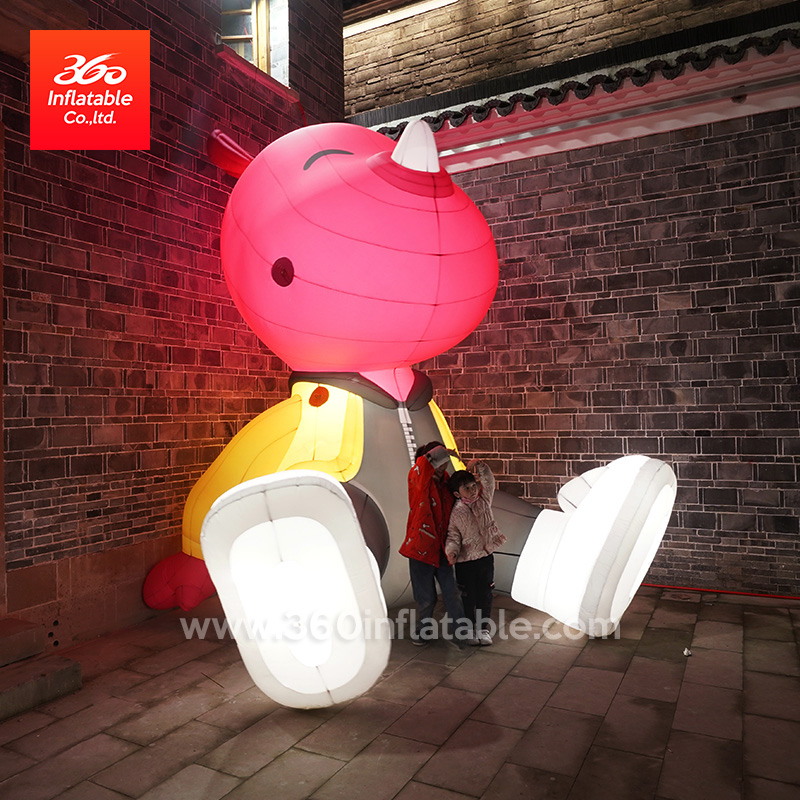 Huge Bear Cartoon Inflatables For Commercial Decoration