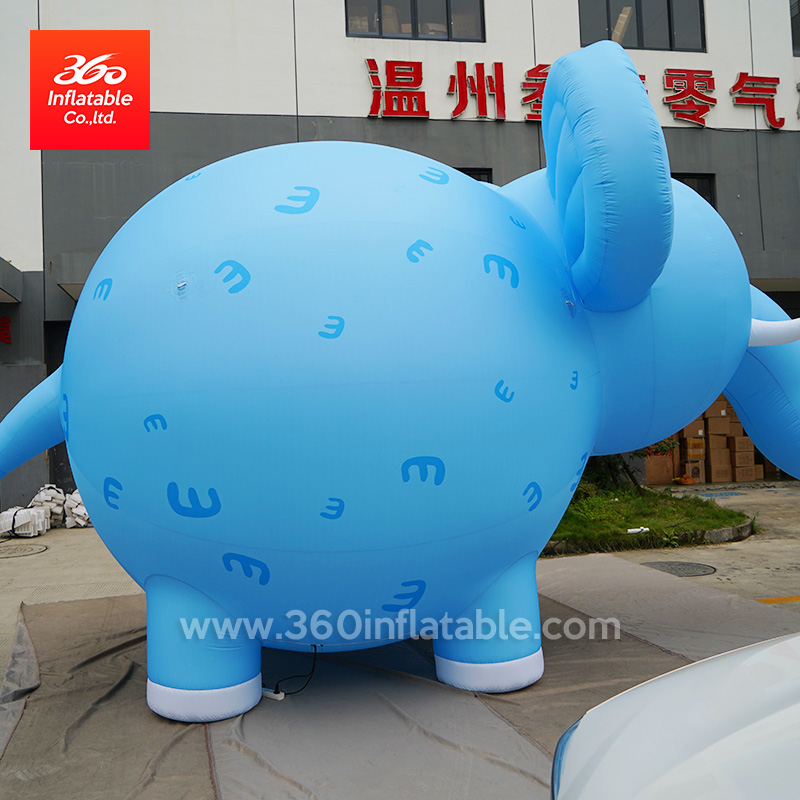 Custom Advertising Inflatable Elephant Cartoon Inflatables Customized