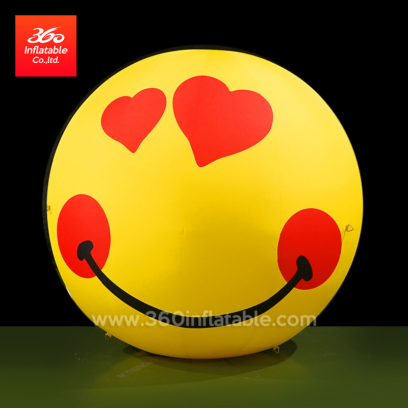 Custom Smiling Face Balloon Ball Inflatables 