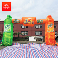 Juice Drinks Brand Bottle Advertising Inflatable Arch Custom
