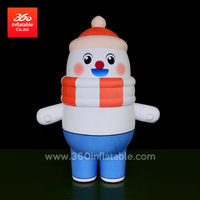 Snowman Inflatable Cartoon Costume Walking Inflatable Suit 