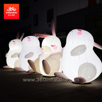 Rabbit Cartoon Inflatables Advertising Customized 