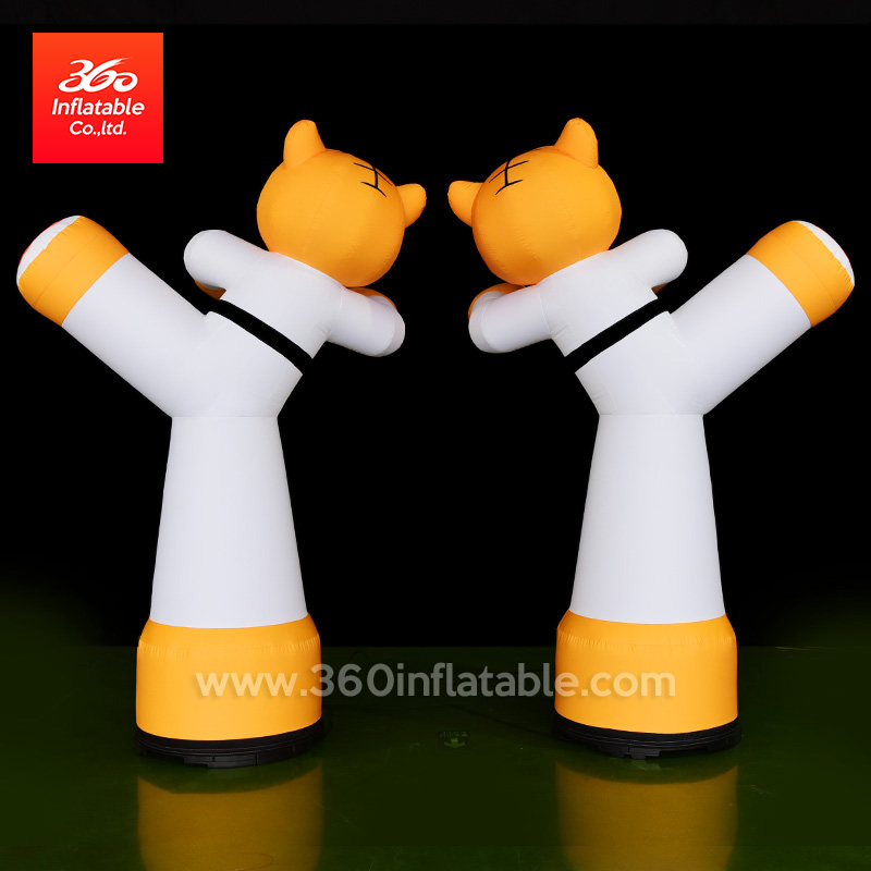 Customized Taekwondo Cartoon Lamp Inflatables