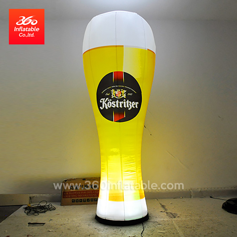 Custom Cup Inflatables Brand Beer Advertising Bottle Inflatable