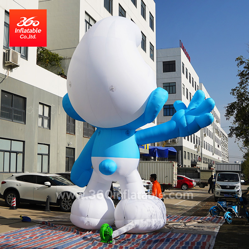 Inflatable Advertising Blue Spirit Cartoon Custom Inflatables 
