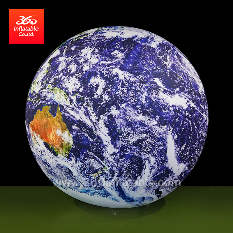 Earth Balloon Ball Inflatable Advertising Custom