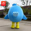 Inflatable statue small bird plush cartoon inflatable advertising bule rooster high quality inflatable cock hen for decoration
