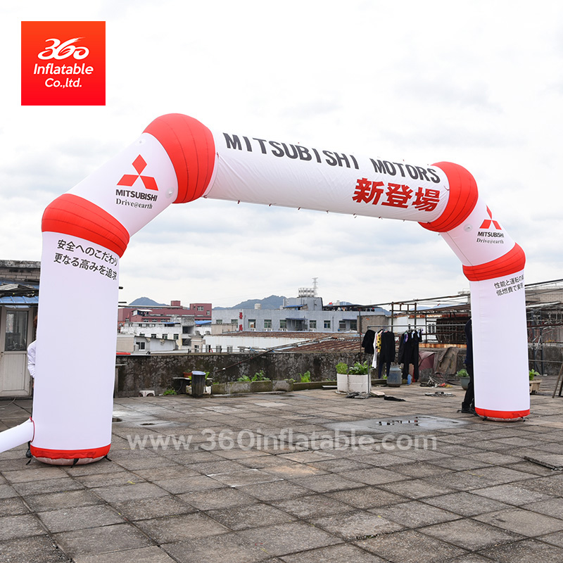 MITSUBISHI Auto Brand Custom Advertising Arch Inflatable Customized